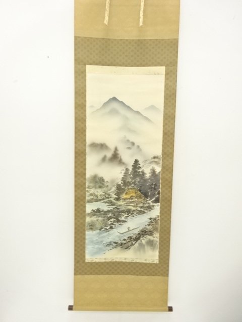 JAPANESE COLLECTIBLE / HANGING SCROLL SILK BY SESSHODO